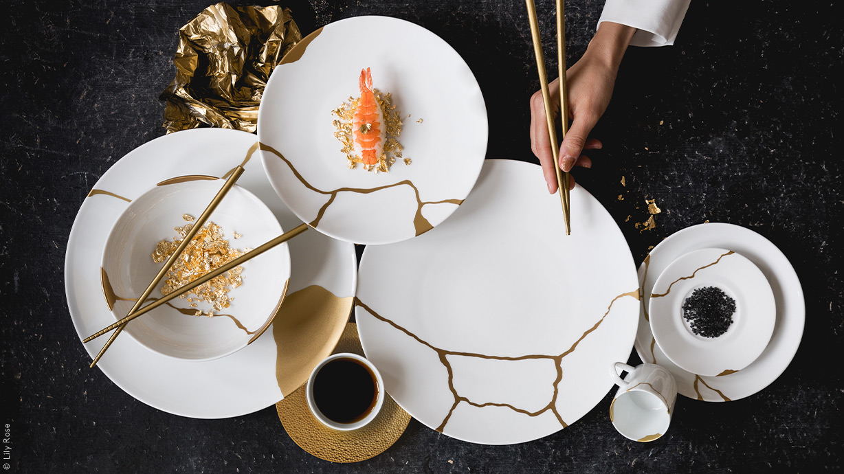 Bernardaud Kintsugi Collection by Sarkis