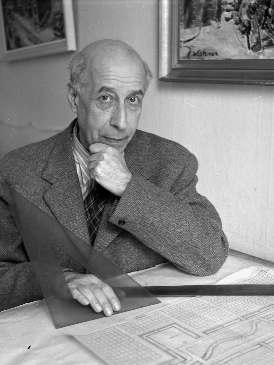 Josef Frank 1952年肖像