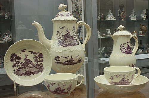 Wedgwood 18世纪Creamware茶具服务