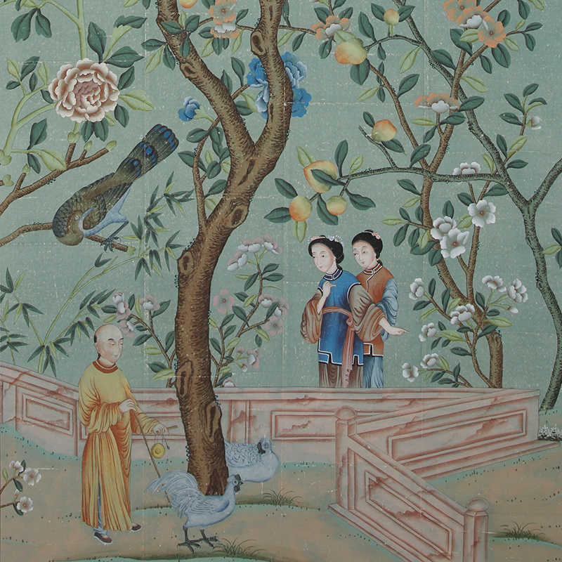 de Gournay Abbotsford Chinoiserie wallpaper