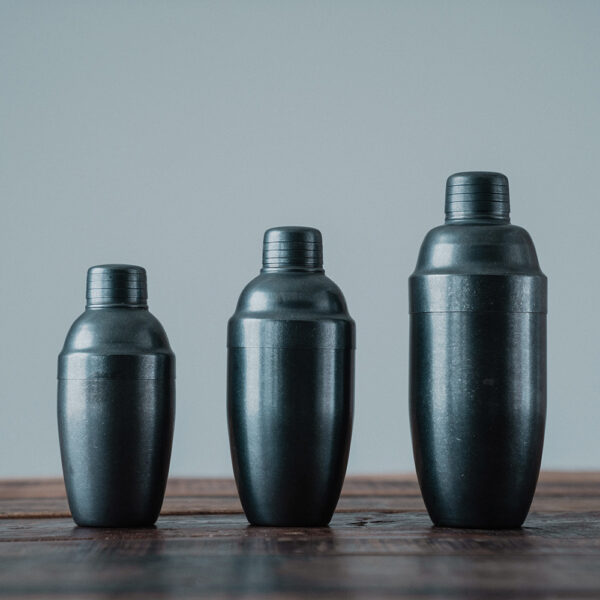 BLACK VINTAGE INOX カクテルシェーカー