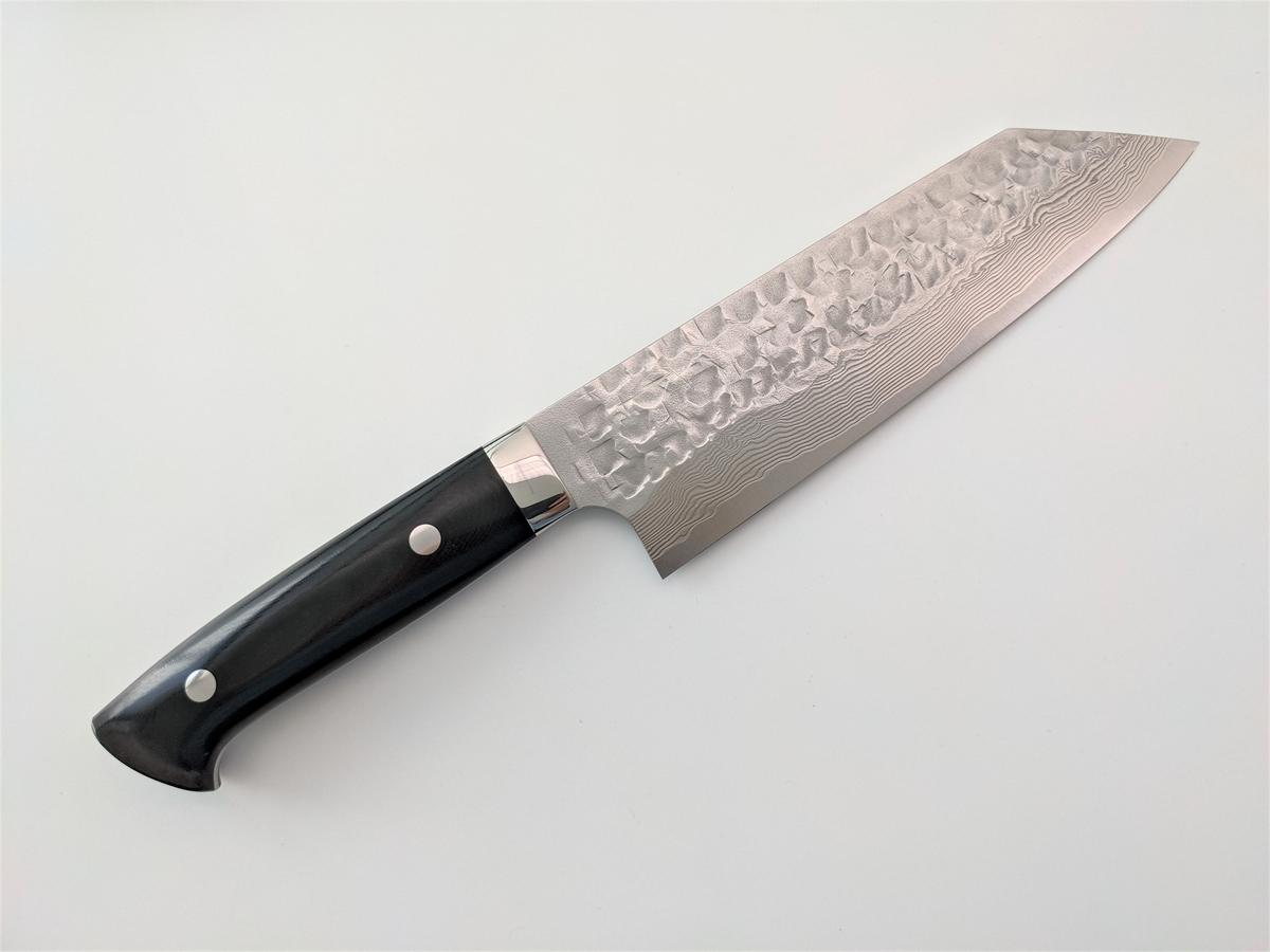タケフナイフビレッジ 佐治打刃物 H0266 VG10積層文化包丁 黑迈卡塔柄