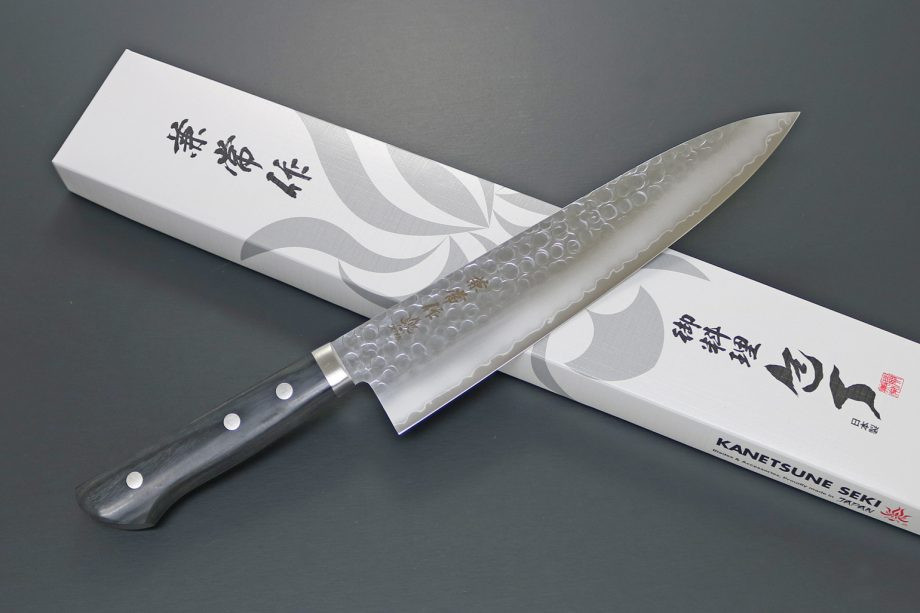 Kanetsune KC-947 牛刀 210mm VG-1不锈钢 鎚目镜面