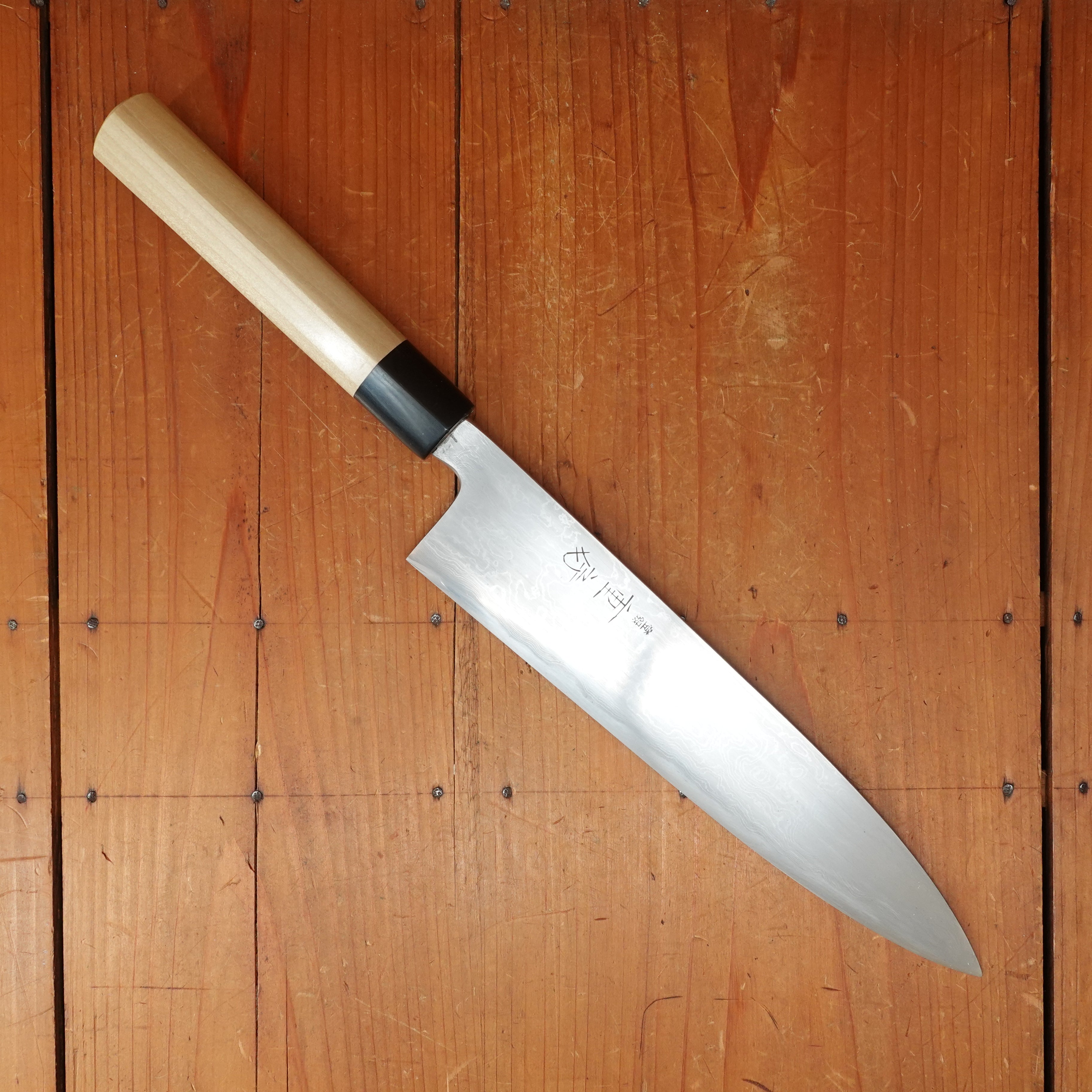重房 鍛地 杢目铁牛刀240mm Kitaeji Wa-Gyuto Suminagashi