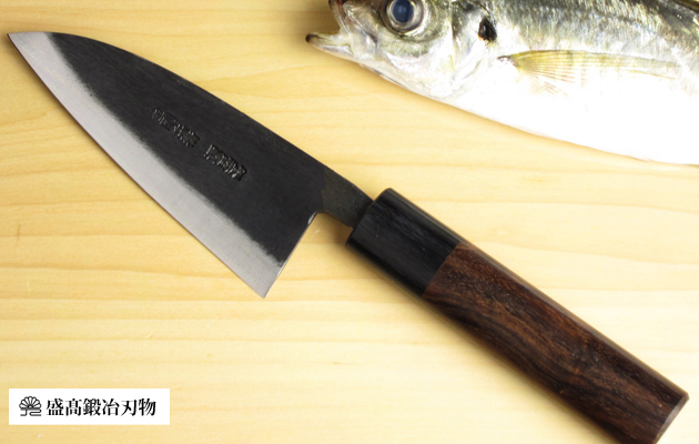 盛高鍛冶刃物 小出刃包丁110mm 青紙スーパーシリーズ