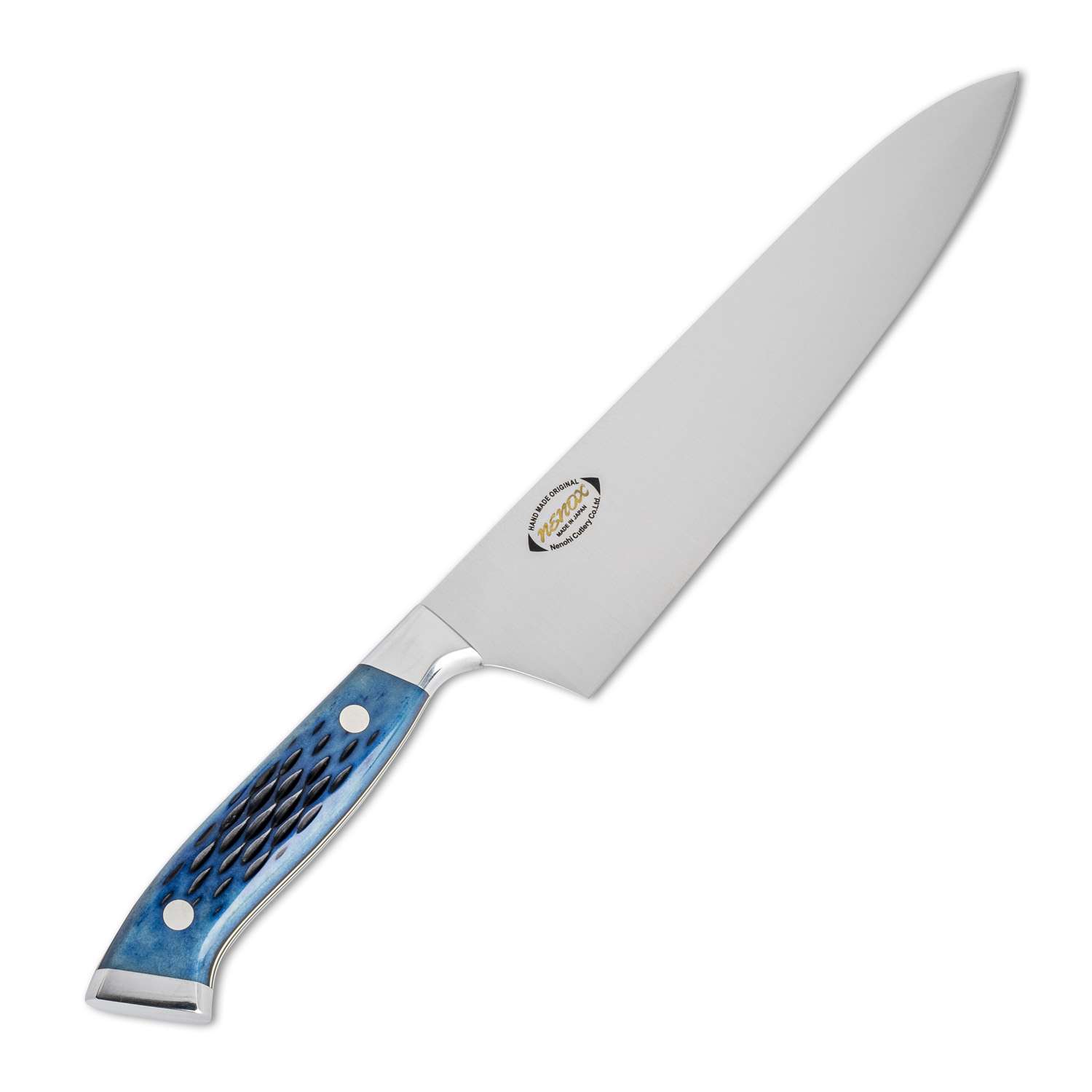 Nenohi Nenox Blue Bone Handle Gyuto 210mm